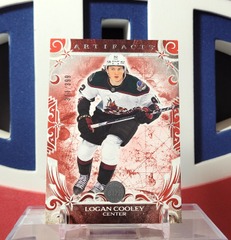 Logan Cooley 2024-25 - Base Ruby Parralel /399 Artifacts Upper Deck